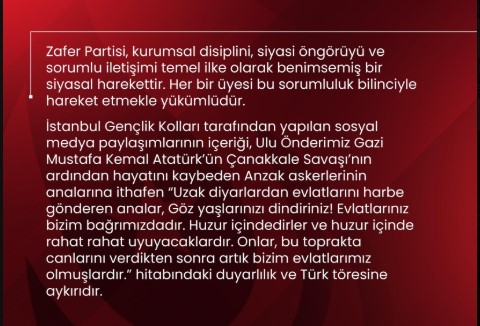 Zafer Partisi açıklama