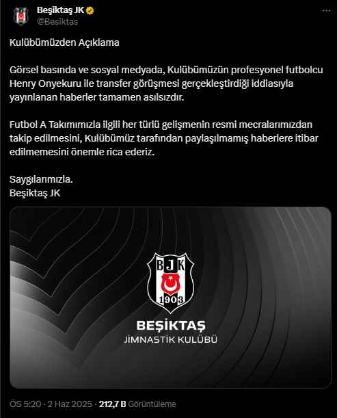 Beşiktaş Henry Onyekuru