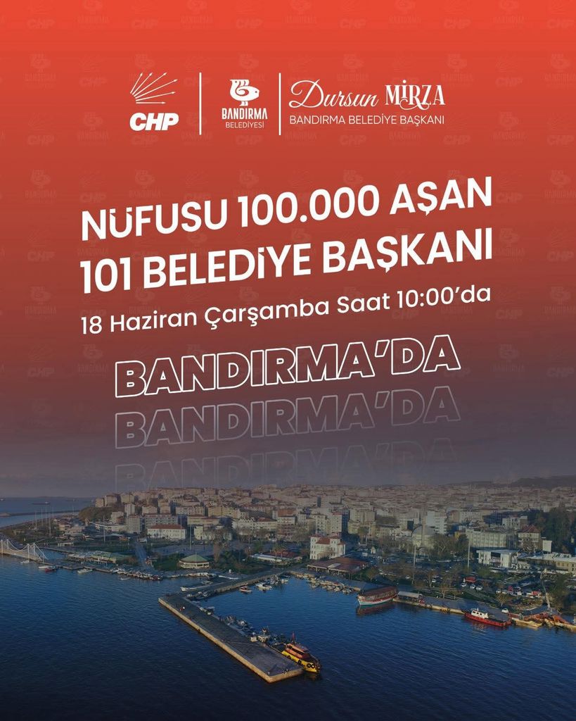 Chp'li 101 Belediye Başkanı Bandırma'da Buluşuyor 819X1024