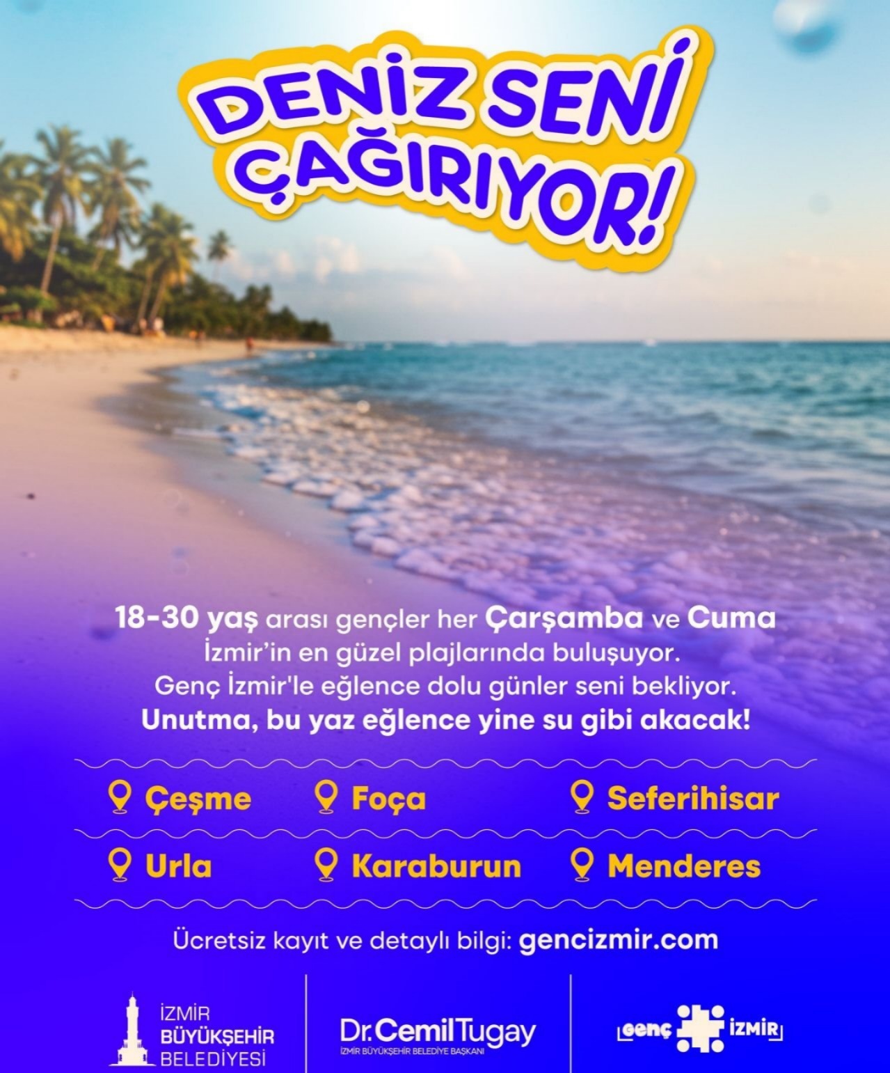 Başvurular başladı: Genç İzmir üyesi olmak şart