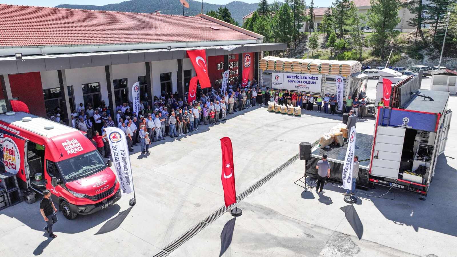 Denizli flake yem dağıtımı