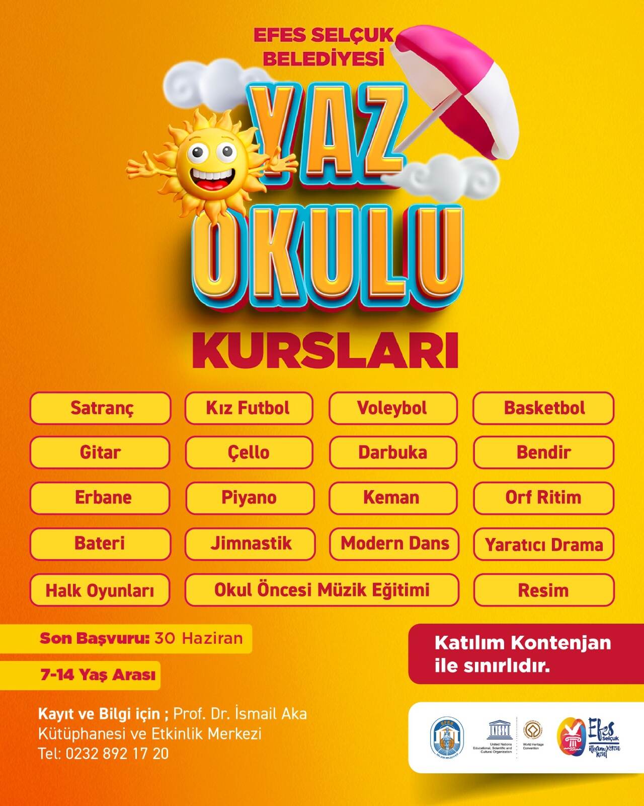 Efes Selçuk yaz kursu