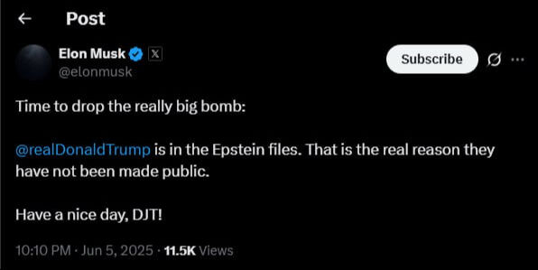 Elon Musk Paylaşım
