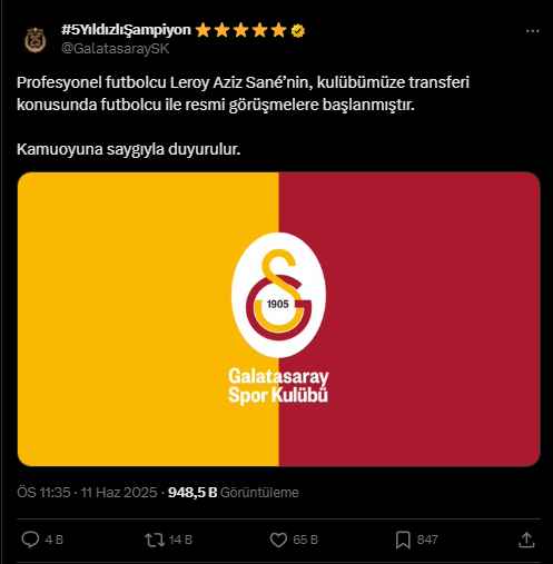 Galatasaray Leroy Sane Son Dakika 11Zon-1