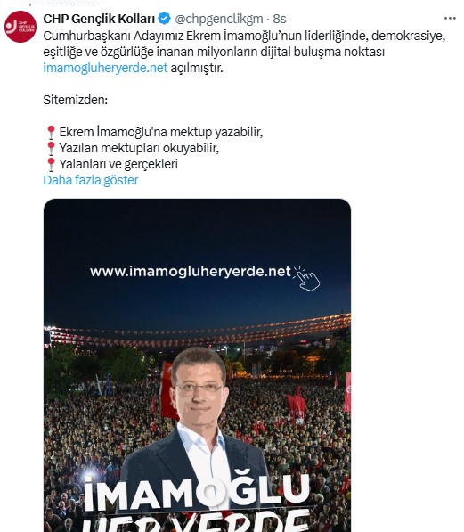 İmamoğlu her yerde!