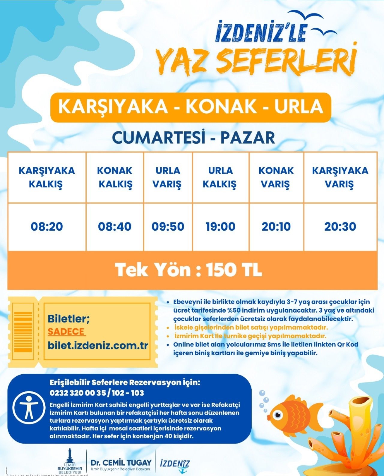 Sefer saatleri ve ücret bilgileri nasıl?