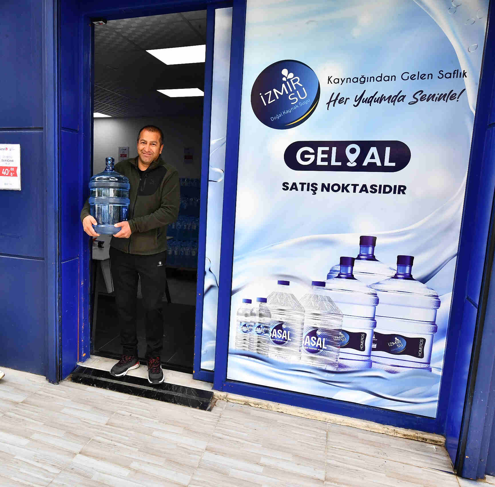 İZMAR Gel Al Su noktaları