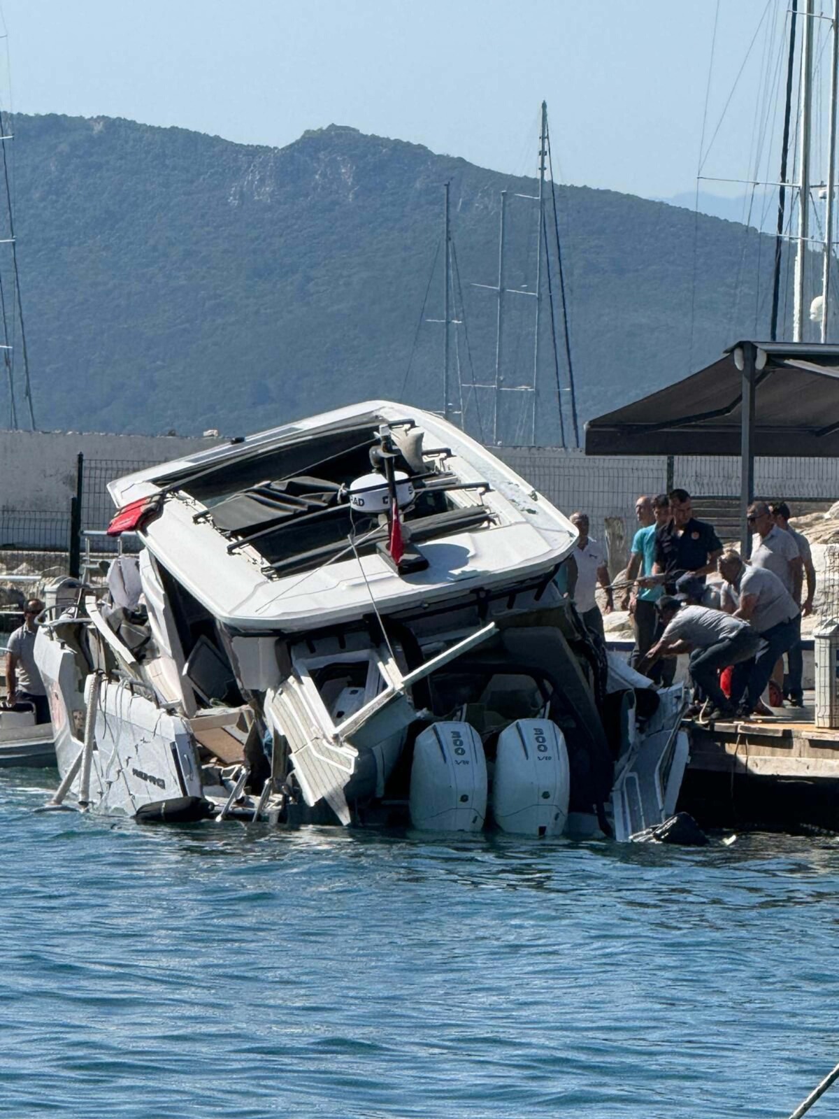 bodrum tekne patladı