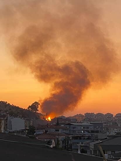 İtfaiyenin hızlı müdahalesi büyük felaketi önledi