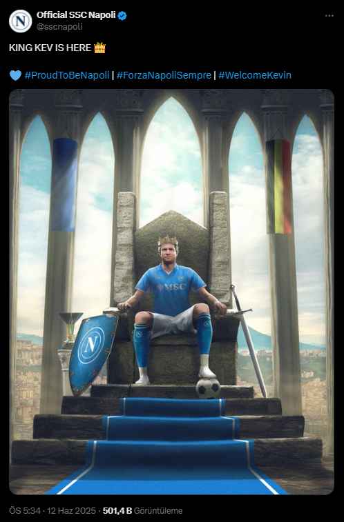 Napoli Kevin De Bruyne 11Zon