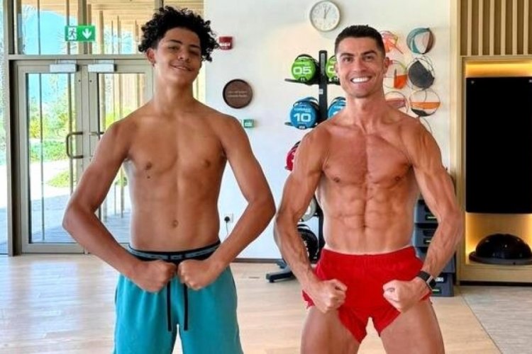 Ronaldo'dan oğluna genetik miras!