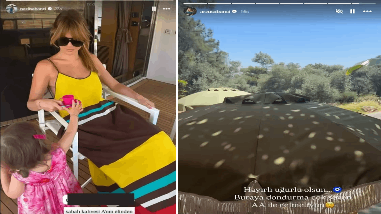 Nazlı Sabancı'dan imalı paylaşım