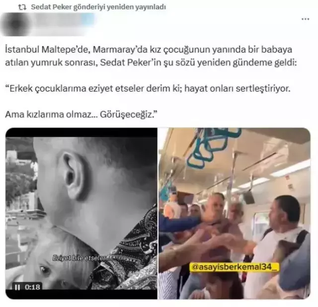 Sedat Peker’den paylaşım geldi