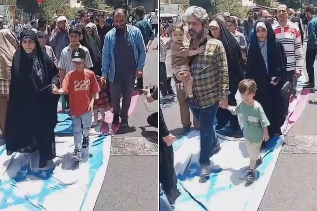 Tahran Abd Israil Bayrakları