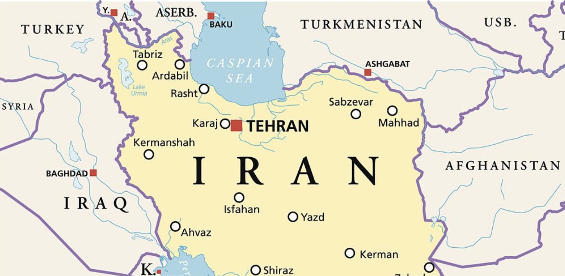 Tebriz Turkiye Harita