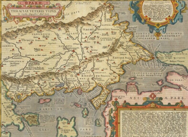 Trakya haritası
