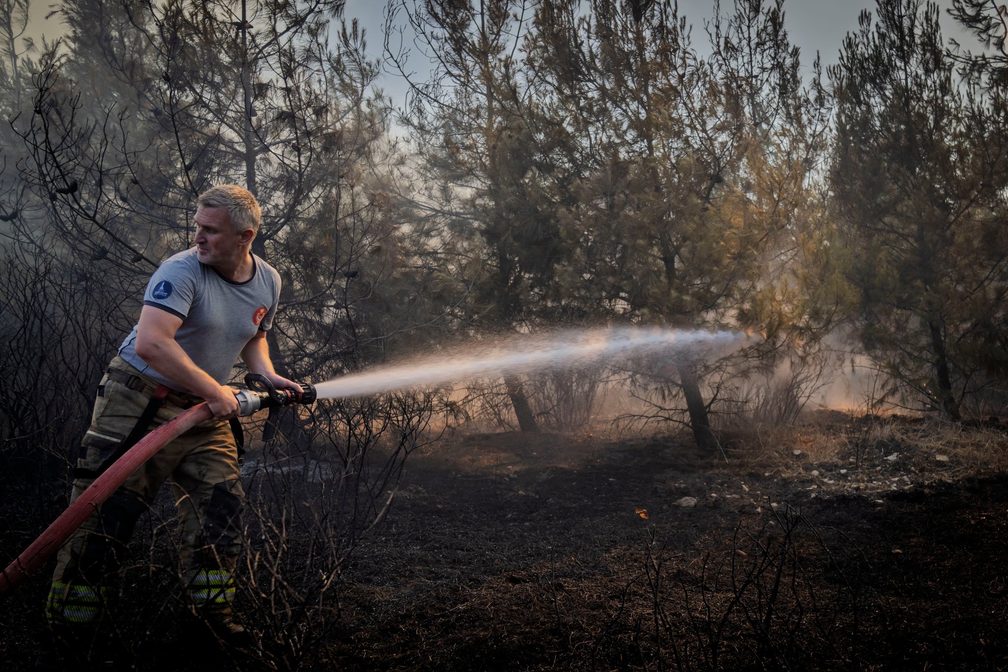 150 personel ve ekipmanla müdahale