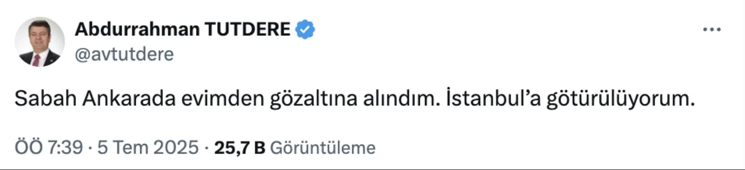 Abdurrahman Tutdere Paylaşım