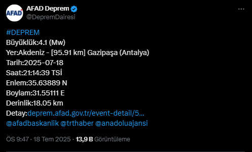 Akdeniz Deprem-3