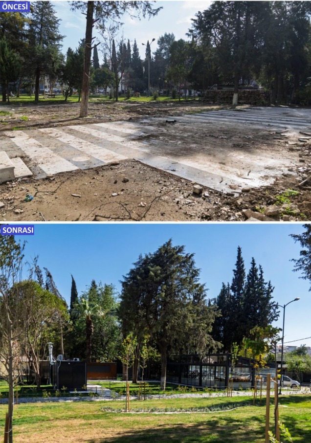 Güvenli ve yeşil alanlar oluşturuldu: Her detay yenilendi