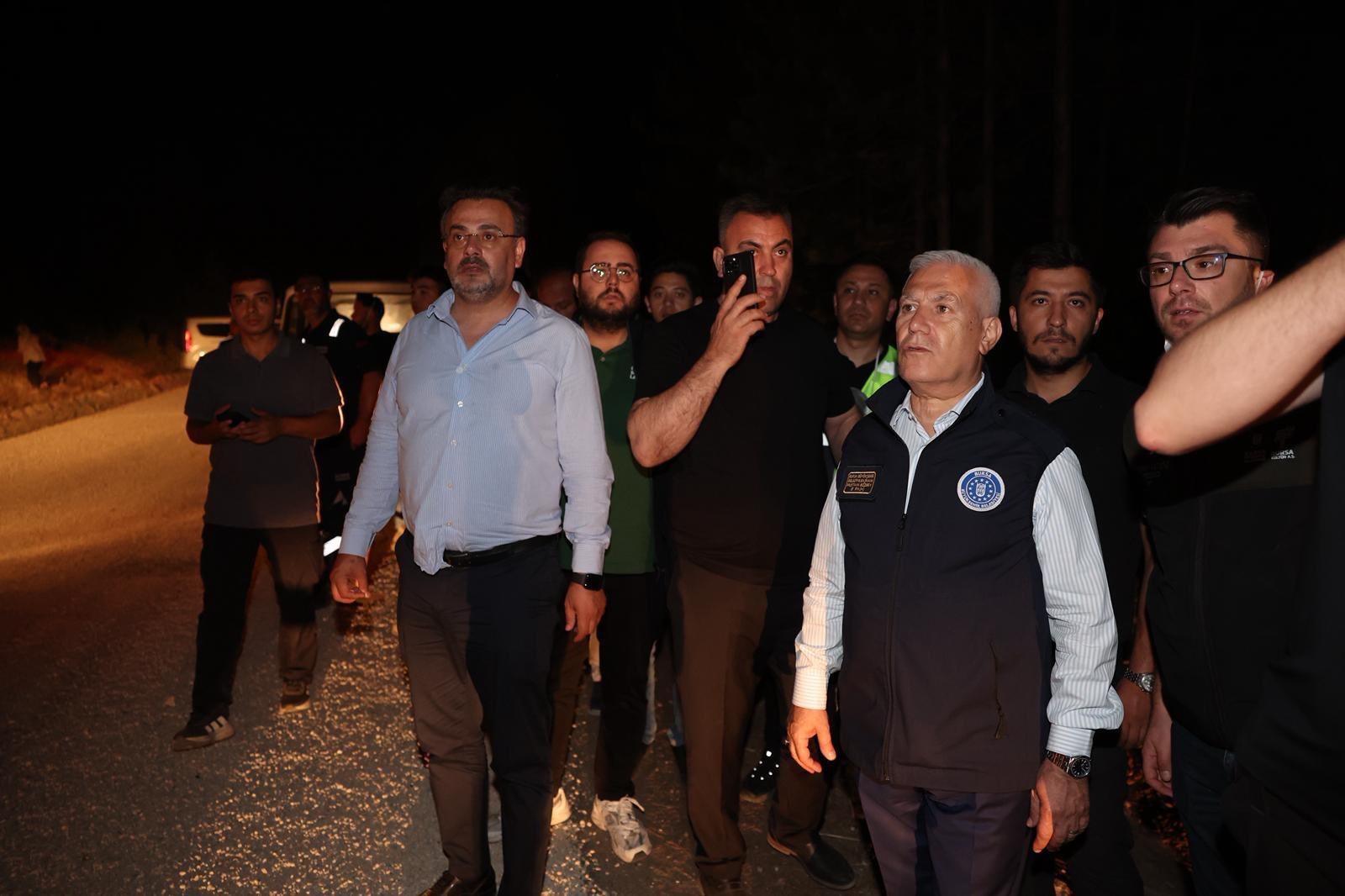 Gece yarısı çıkan yangına hızlı müdahale