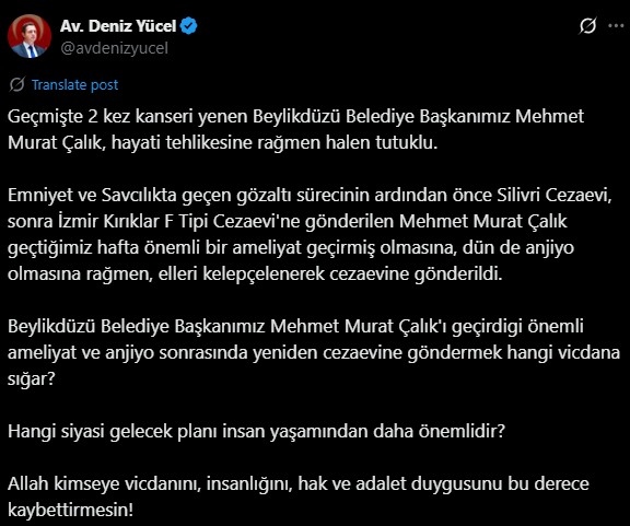 "İnsan yaşamından daha önemli bir siyasi gelecek planı var mı?"