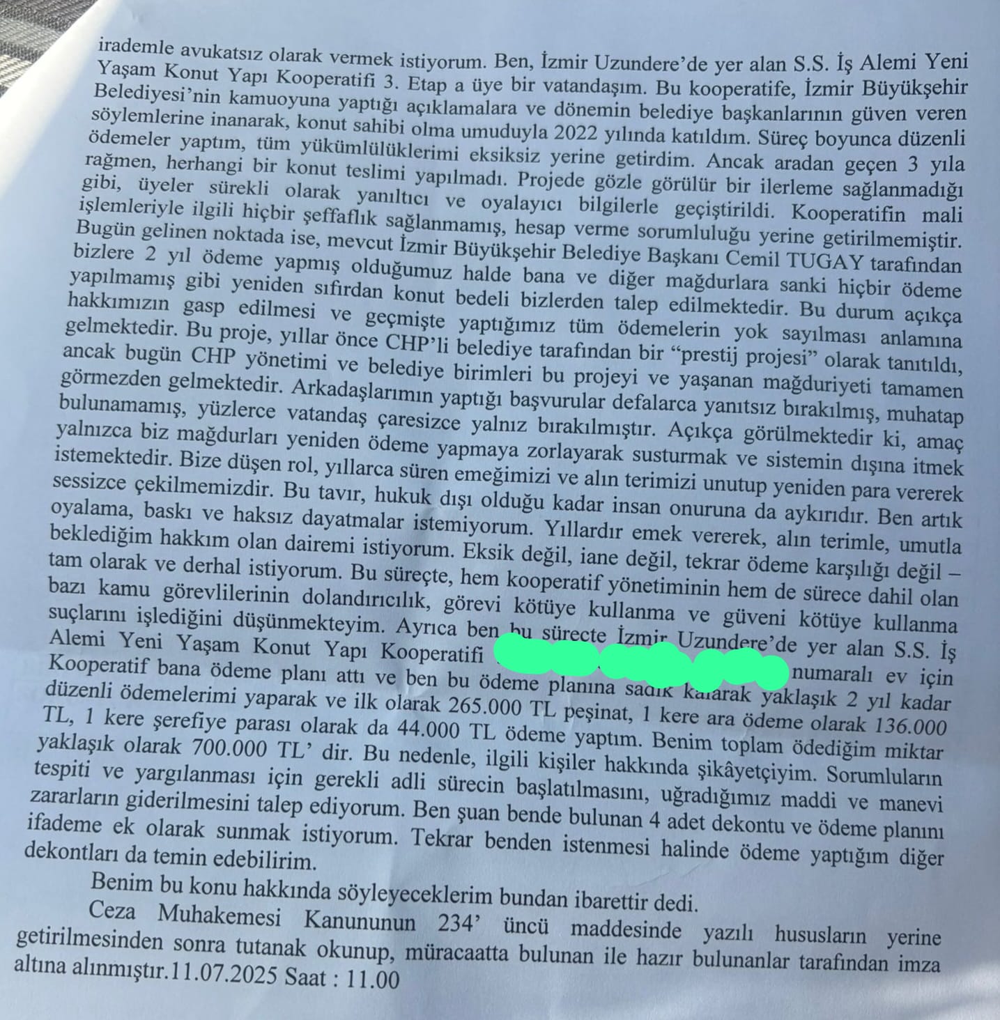 “Yıllardır ödüyoruz, şimdi yeniden borçlandırılıyoruz”