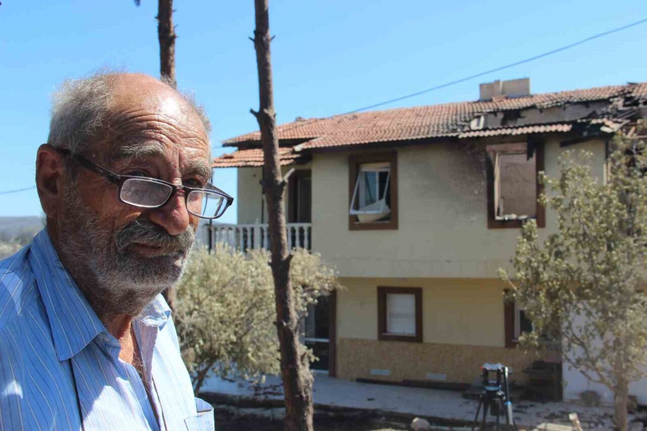 Bir ev kullanılamaz hale geldi