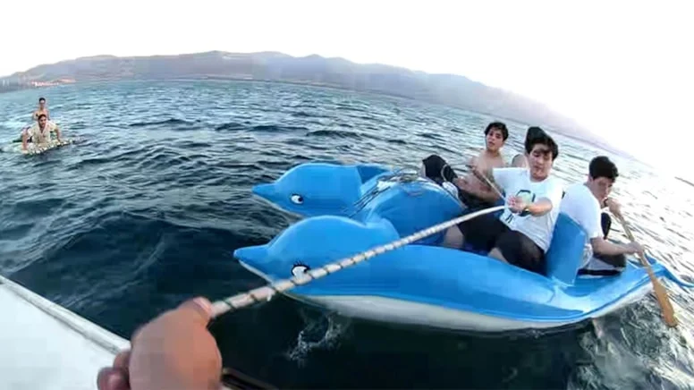 Tek başına mahsur kalan sporcu da kurtarıldı