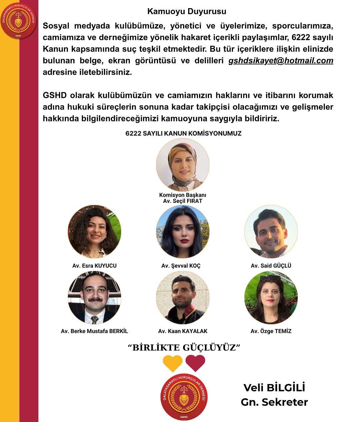 Galatasaraylı hukukçular derneği