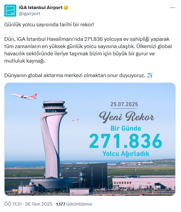 Istanbul Airpot Paylaşım