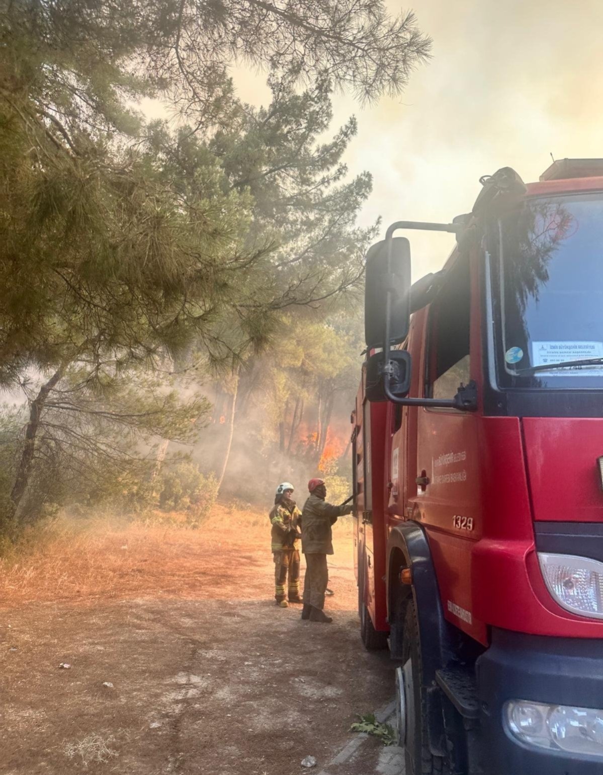 Tamamen söndürme hedefiyle aralıksız çalışma