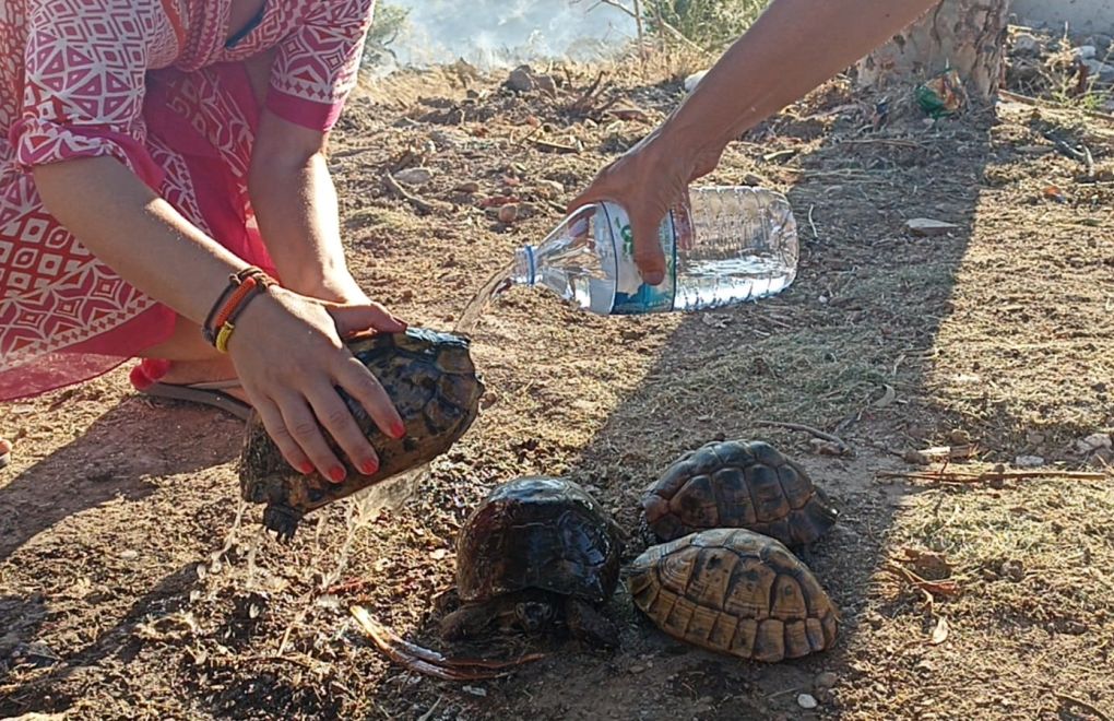 “Ateşin içindeydi, kürekle çıkardım”