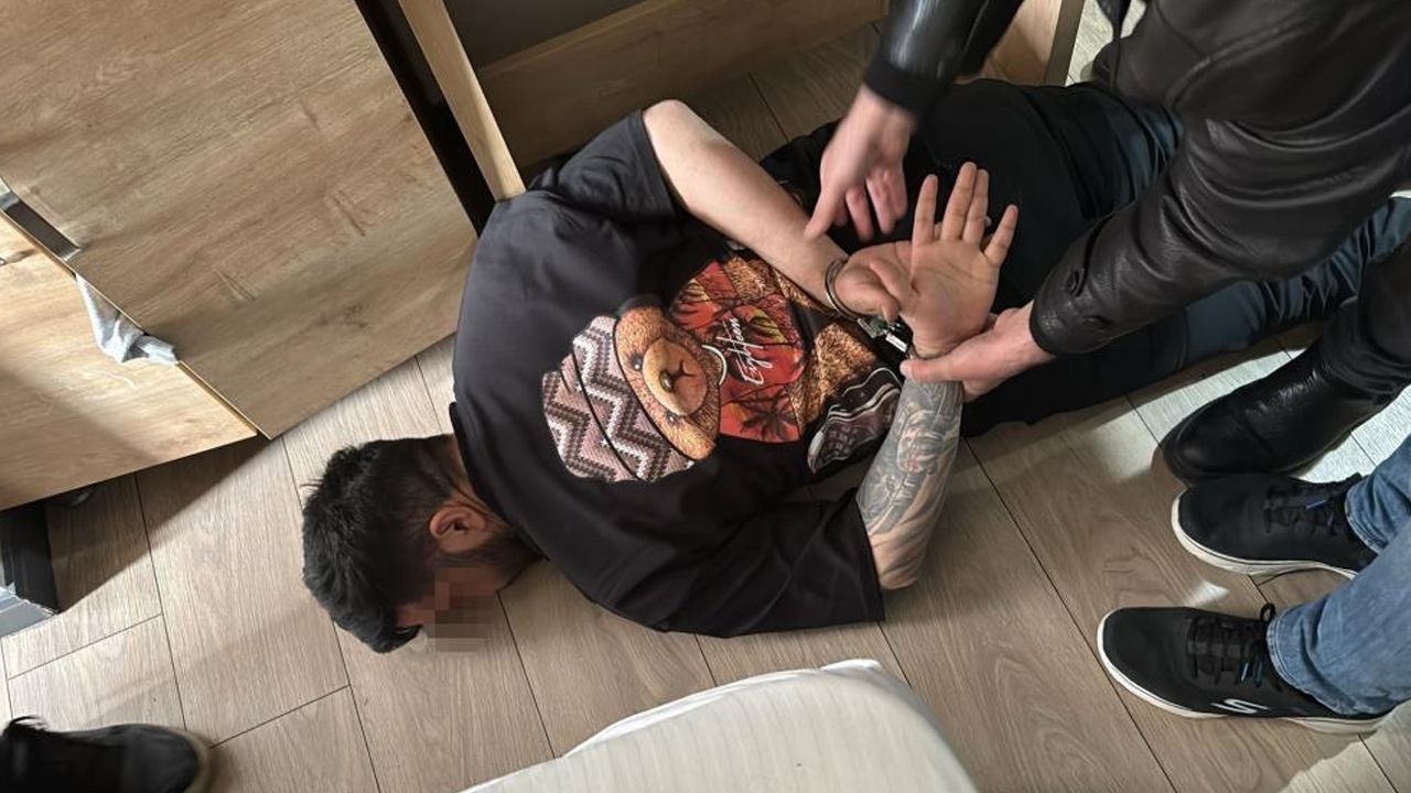 Dehşet anları kamerada