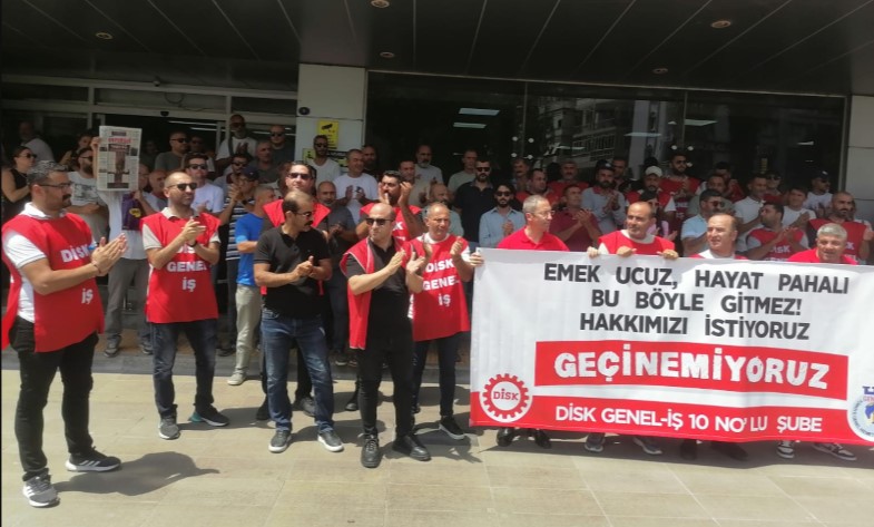 Genel İş Sendikası 10 Nolu Şube eylem