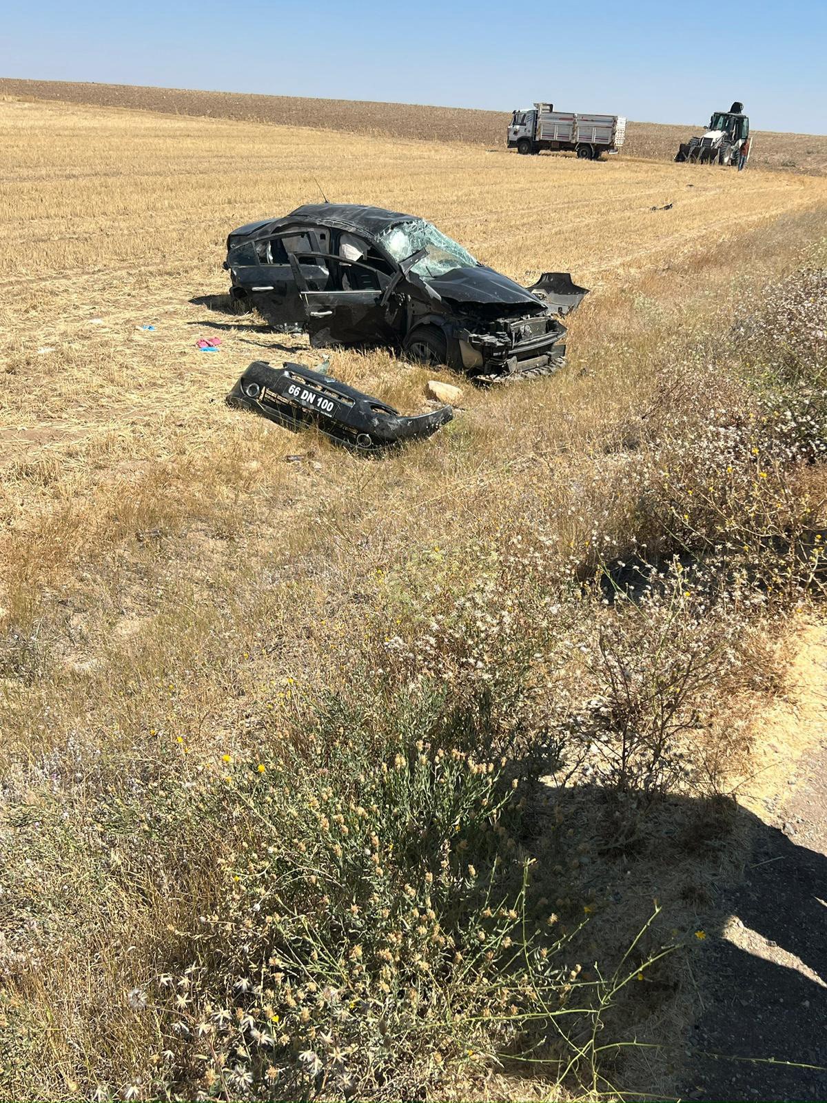 Feci kaza Nevşehir yollarında meydana geldi