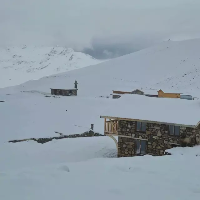 Temmuz Ayında Kar Yağdı