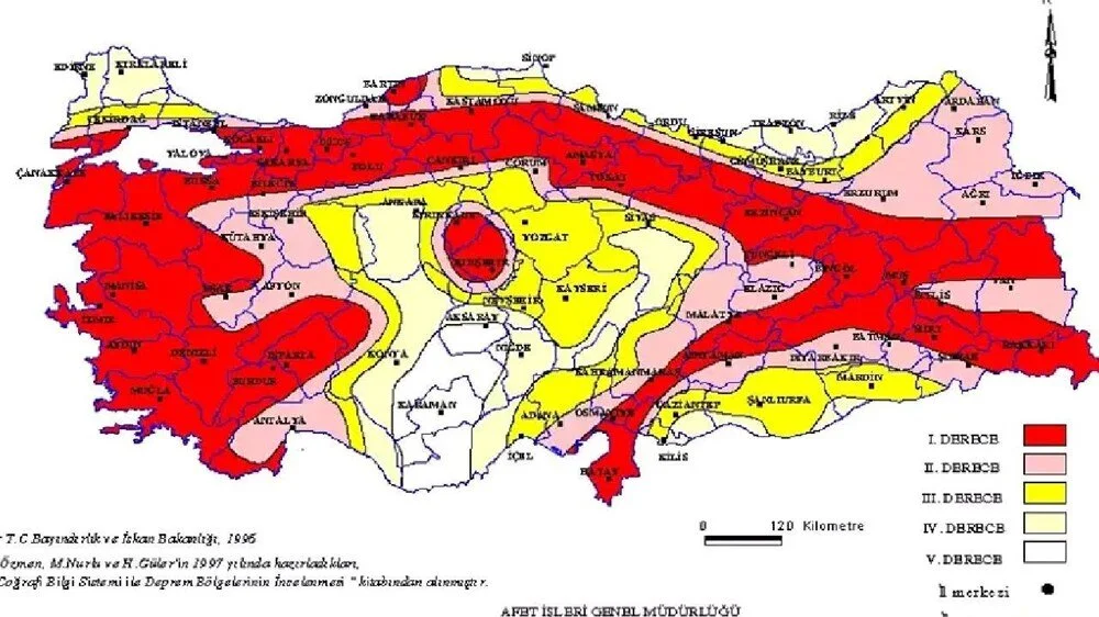 Türkiye Deprem Haritası-1