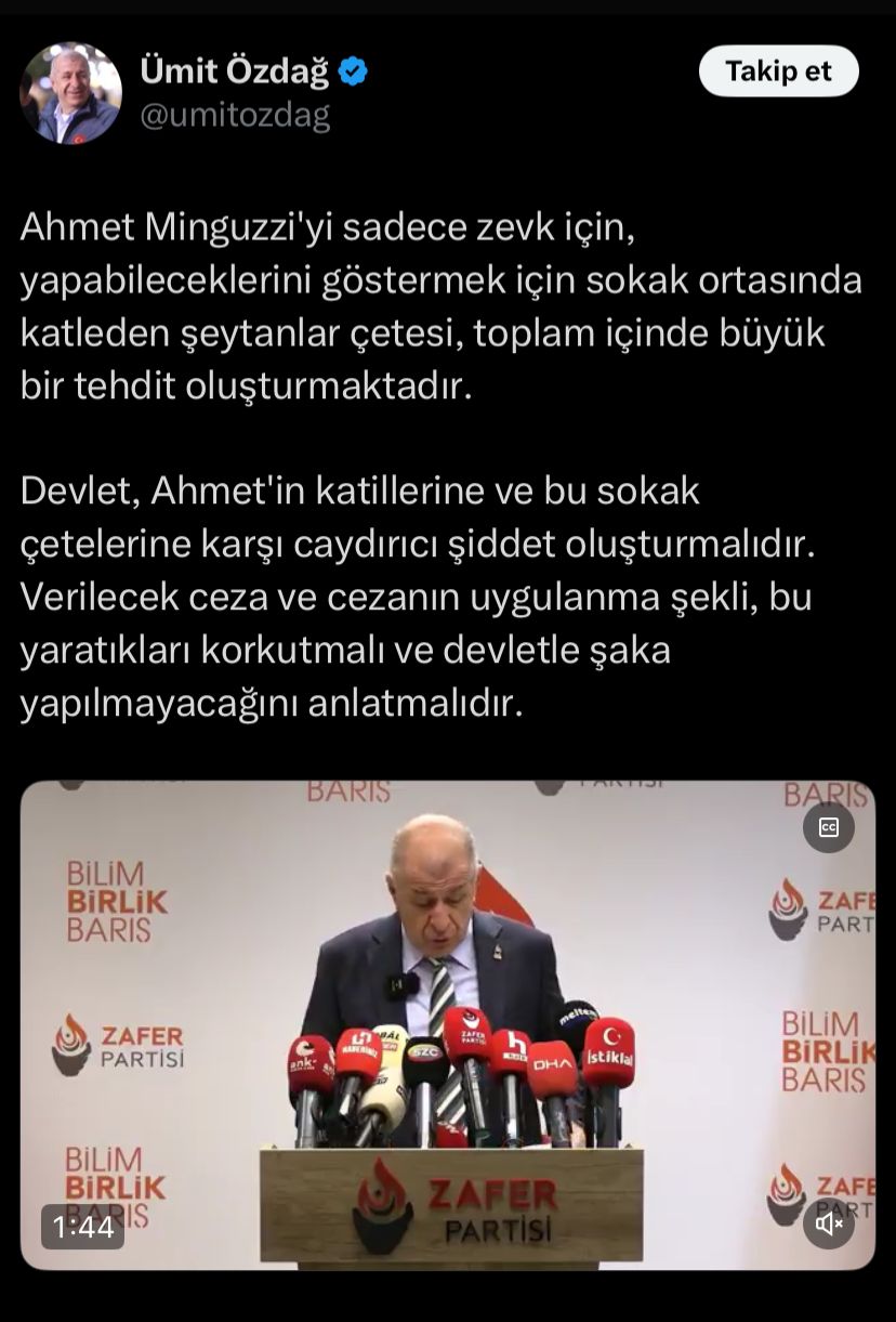 “Ahmet’in katilleri şeytan çetesidir”