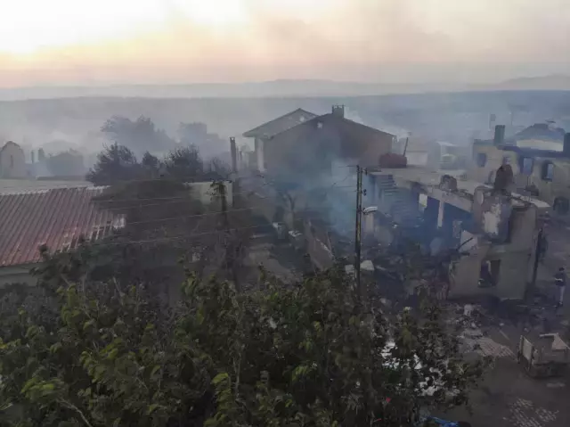 Çanakkale Yangın Evler