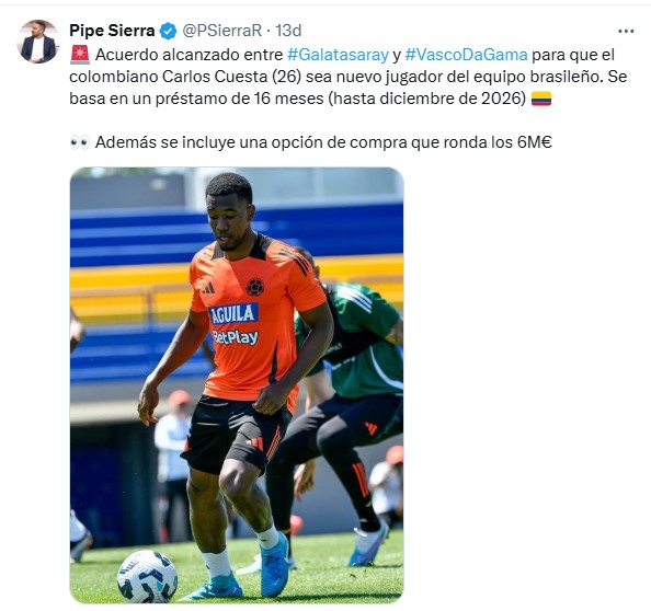 Cuesta Brezilya medyasında