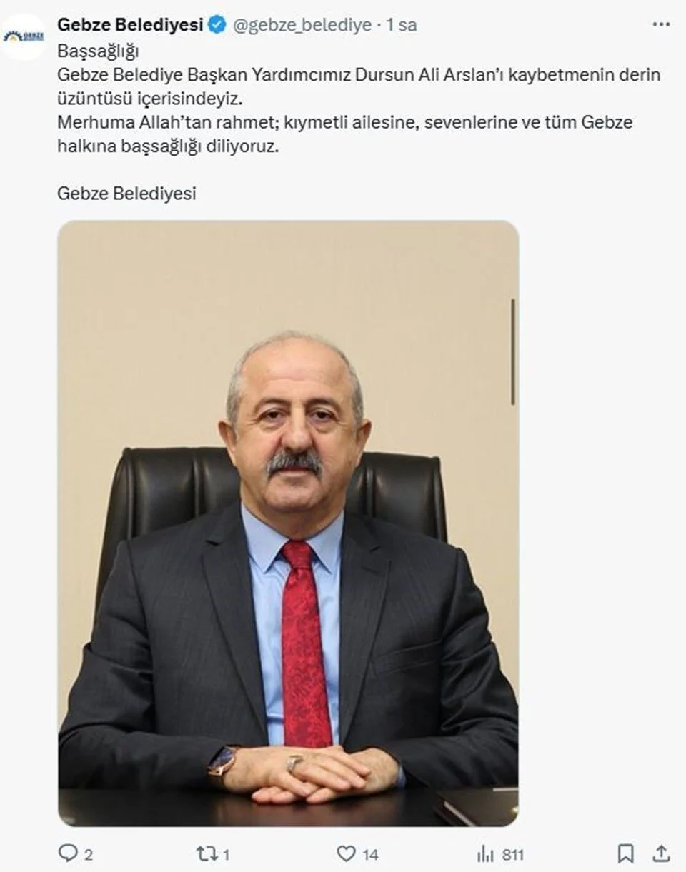 Dursun Ali Arslan Vefat