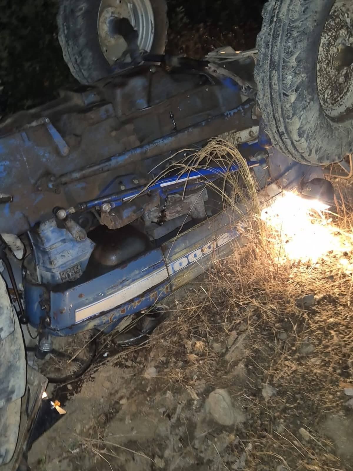 Feke yollarında trajik kaza anı