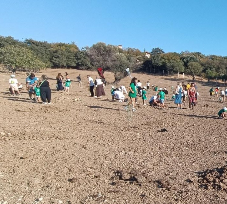 Foça'da "Barış bahçesi" oluşturuldu