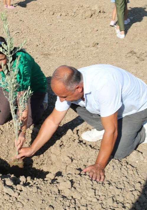Foça'da "Barış bahçesi" oluşturuldu
