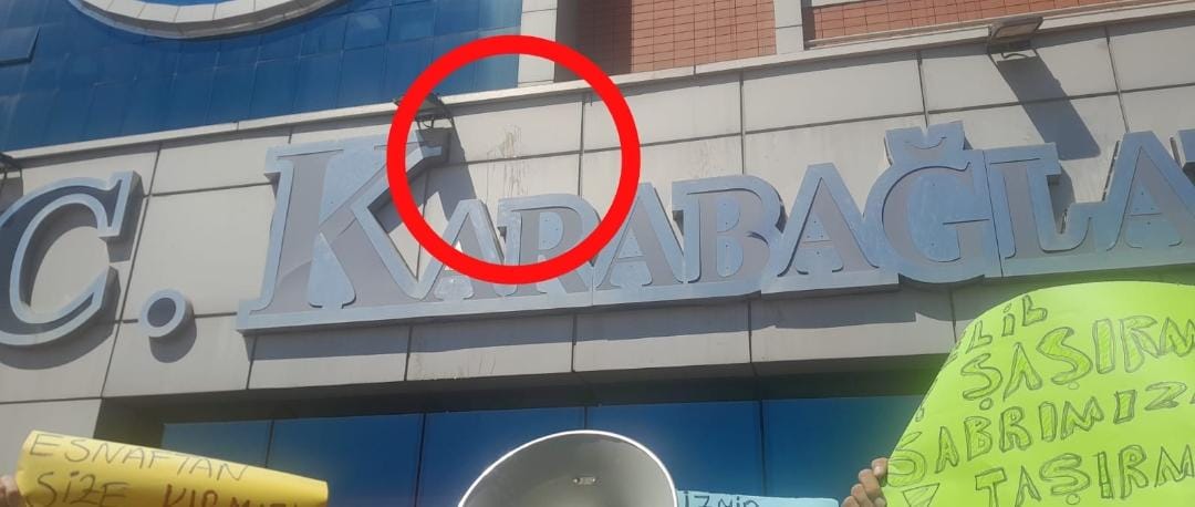 Yumurtalı provokasyonu polis engelledi