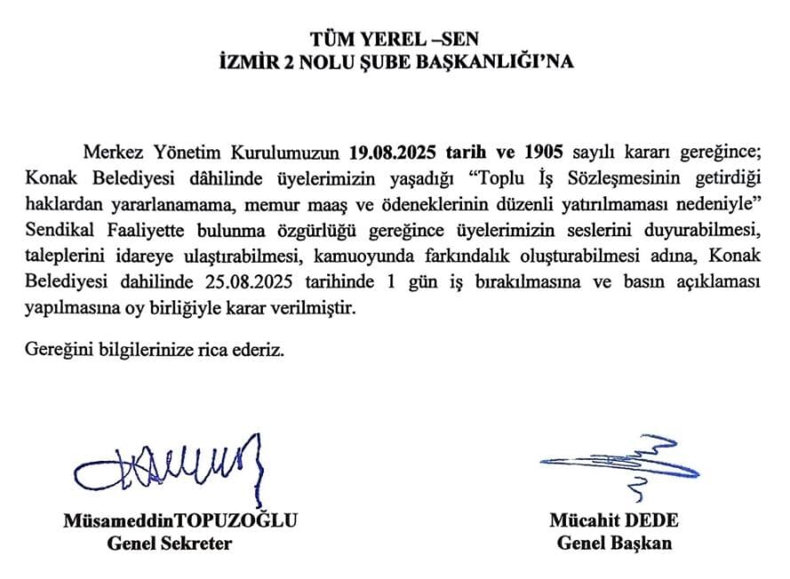 Tüm Yerel Sen: Bu durum karşısında sessiz kalmayacağız