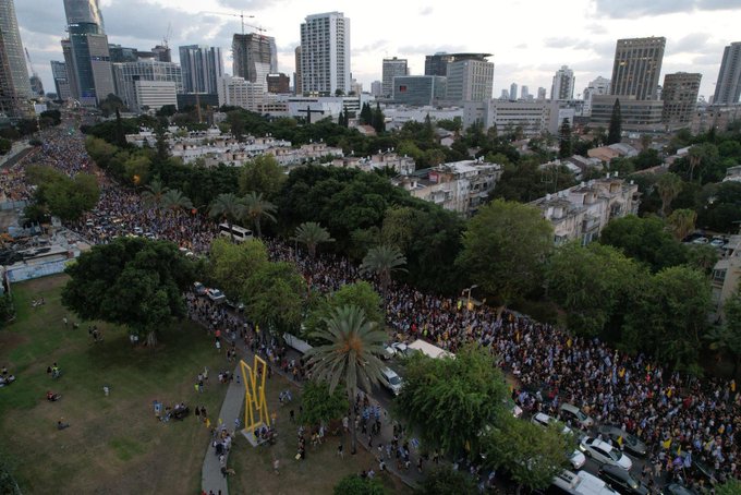 İsrail'de protestolara bir milyon insan katıldı