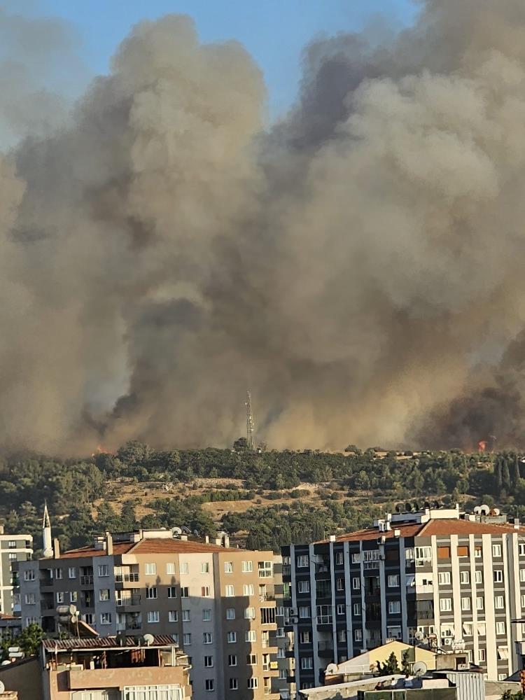 İzmir'de Gün Ağardı, Yangına Hava Üdahalesi Yeniden Başladı