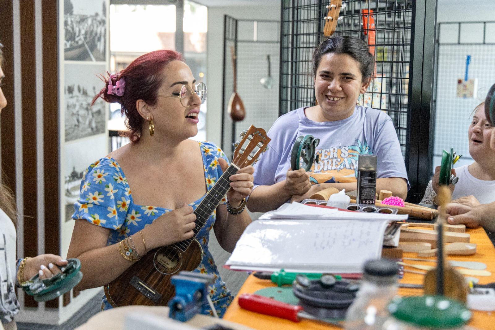 Sürdürülebilir Müzik Aletleri Sergisi’nde renkli anlar